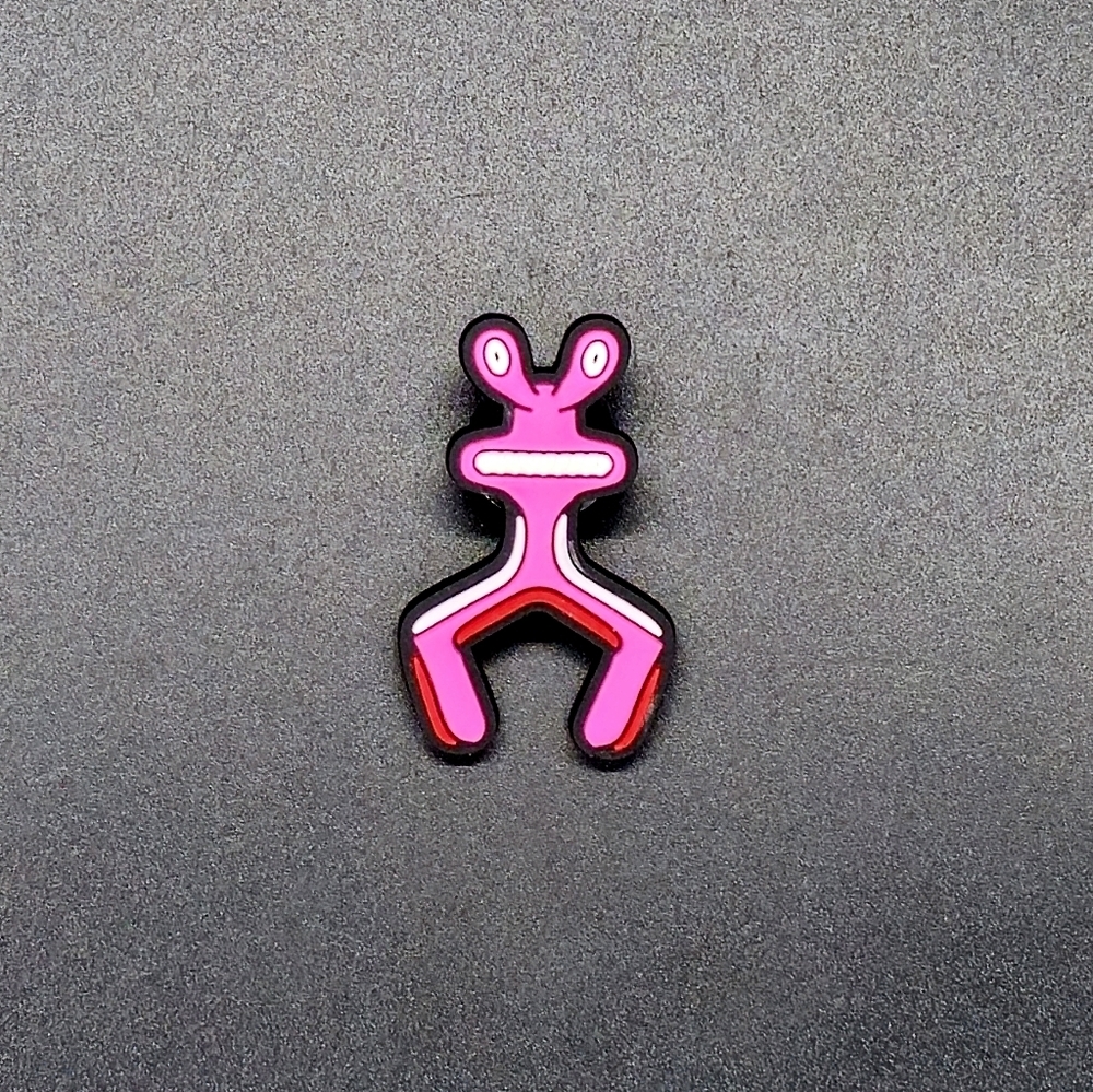 (5/$15) Pink Rainbow Friend Croc Charm